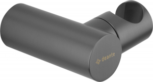 Pare, furtunuri și accesorii pentru duș - Suport para dus rotund Deante Round titan mat