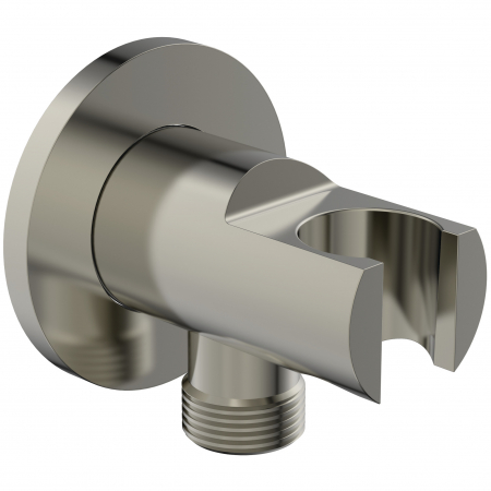 Baie - Cot racord furtun cu suport para dus Ideal Standard Multisuite argintiu mat