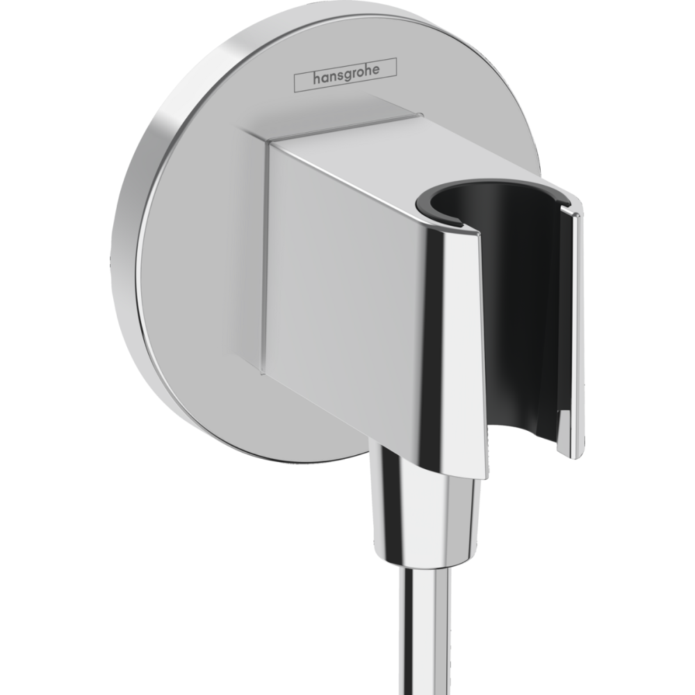 Pare, furtunuri și accesorii pentru duș - Suport para dus crom lucios Hansgrohe Fixfit S 26888000