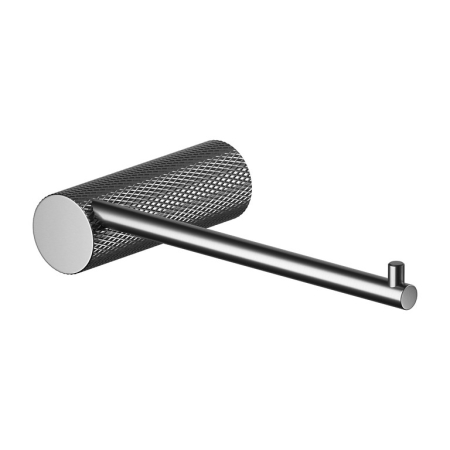 Accesorii toaleta - Suport pentru hartie igenica, gri metalic, Cersanit Zen