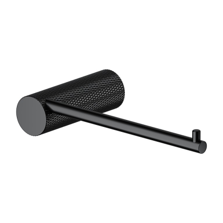 Accesorii toaleta - Suport pentru hartie igenica, negru, Cersanit Zen