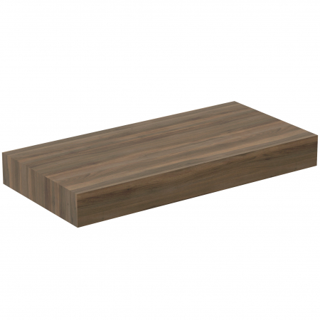 Blaturi pentru mobilier baie - Blat pentru lavoar Ideal Standard Adapto 105 cm maro inchis