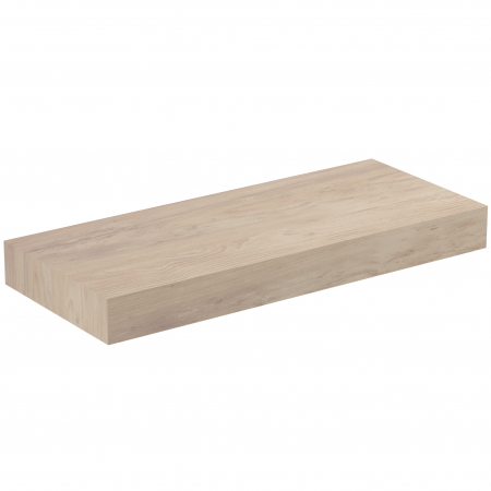 Blaturi pentru mobilier baie - Blat pentru lavoar Ideal Standard Adapto 120 cm maro deschis