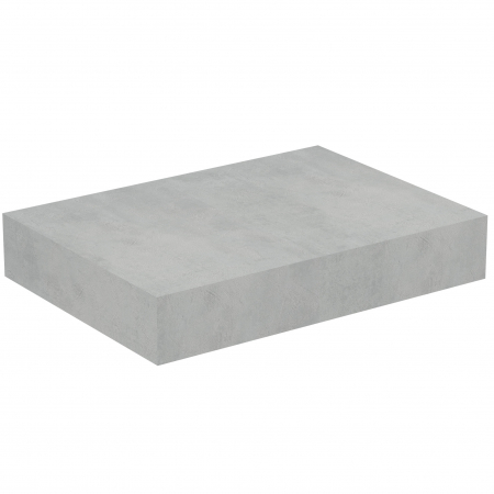 Blaturi pentru mobilier baie - Blat pentru lavoar Ideal Standard Adapto 70 cm gri pietris