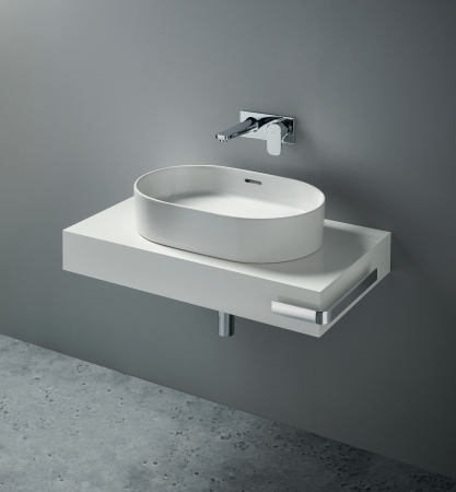 Blat pentru lavoar Ideal Standard Adapto 85 cm alb lucios [2]