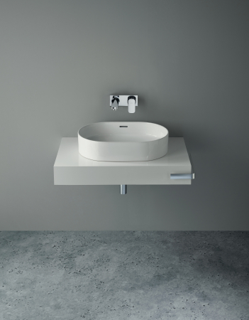 Blat pentru lavoar Ideal Standard Adapto 85 cm alb lucios [3]