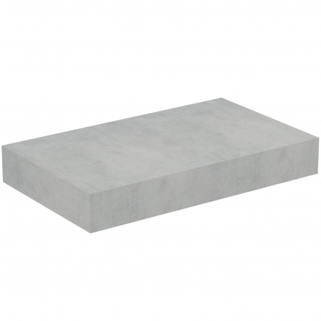 Blaturi pentru mobilier baie - Blat pentru lavoar Ideal Standard Adapto 85 cm gri pietris
