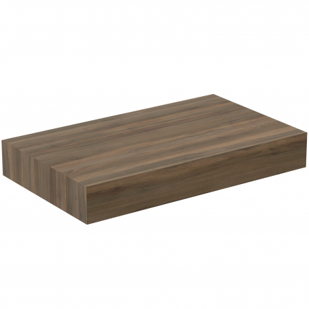 Blaturi pentru mobilier baie - Blat pentru lavoar Ideal Standard Adapto 85 cm maro inchis