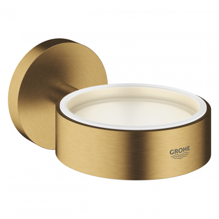 Accesorii lavoar - Suport pentru pahar sau dozator sapun Grohe Essentials auriu periat Cool Sunrise
