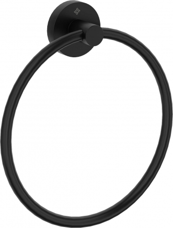 Cuiere si suport prosoape - Suport prosop baie, negru mat, 20x18 cm, Deante Jasmin
