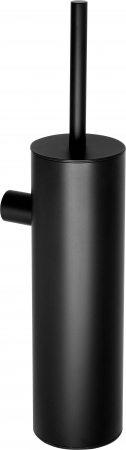 Accesorii toaleta - Suport perie wc Deante Round, montare perete, negru mat