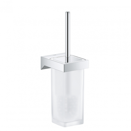 Accesorii toaleta - Suport perie wc Grohe Selection Cube, crom