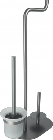 Accesorii toaleta - Suport perie wc multifunctional titan Deante Silia