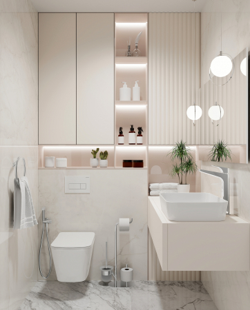 Suport perie wc multifunctional crom lucios Deante Silia [1]