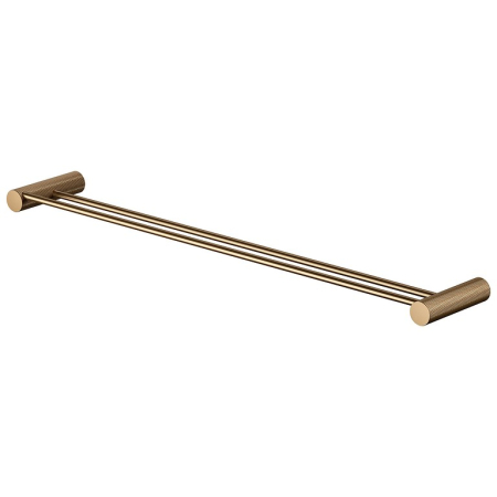 Cuiere si suport prosoape - Suport portprosop dublu 60 cm, cupru periat, Cersanit Zen