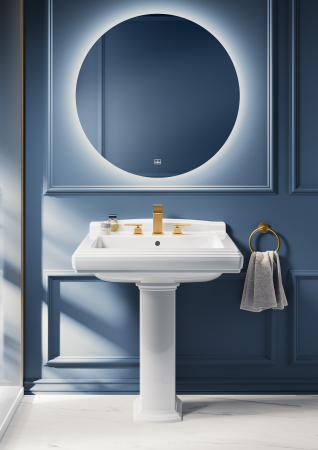 Suport prosop 164x32x185mm, rotund, auriu periat, Villeroy & Boch Elements - Tender [1]
