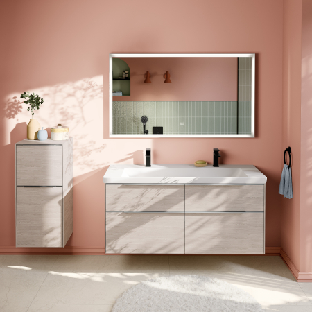 Suport prosop 164x32x185mm, rotund, negru mat, Villeroy & Boch Elements - Tender [1]