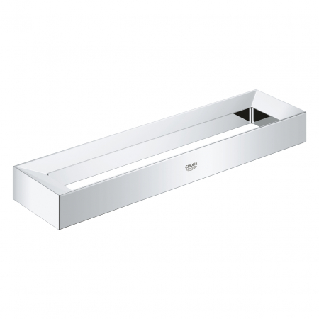 Cuiere si suport prosoape - Suport prosop baie 25 cm Grohe Selection Cube crom lucios