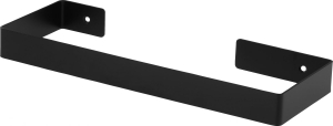Cuiere si suport prosoape - Suport prosop baie negru mat 30 cm Deante Mokko