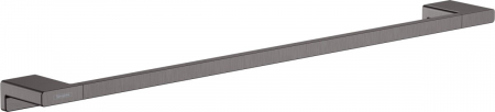 Cuiere si suport prosoape - Suport prosop baie, negru periat, Hansgrohe AddStoris 65