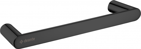 Cuiere si suport prosoape - Suport prosop baie Deante Round, 300 mm, negru mat