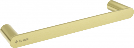 Cuiere si suport prosoape - Suport prosop baie Deante Round, 300 mm, auriu periat