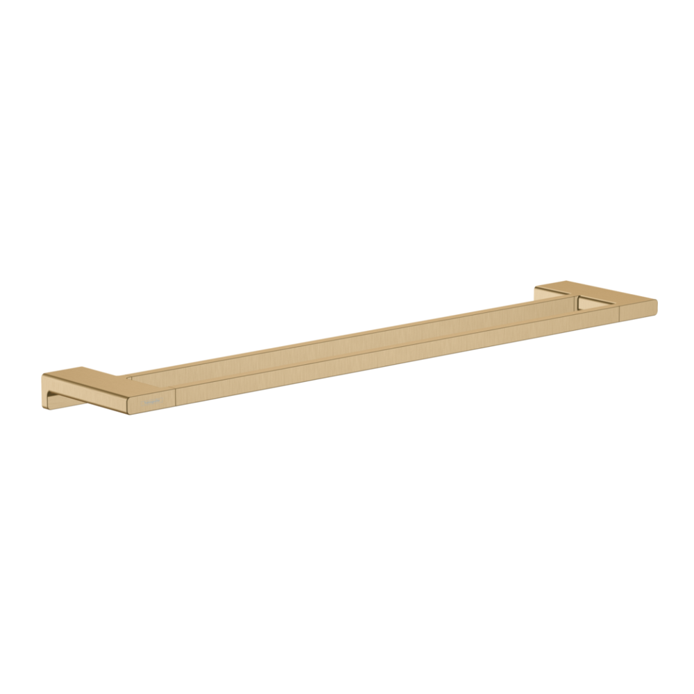 Cuiere si suport prosoape - Suport prosop baie dublu culoare bronz periat Hansgrohe AddStoris 41743140
