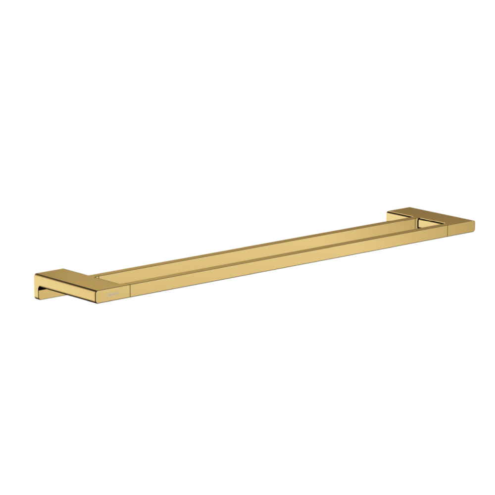 Cuiere si suport prosoape - Suport prosop baie dublu culoare auriu lucios Hansgrohe AddStoris 41743990