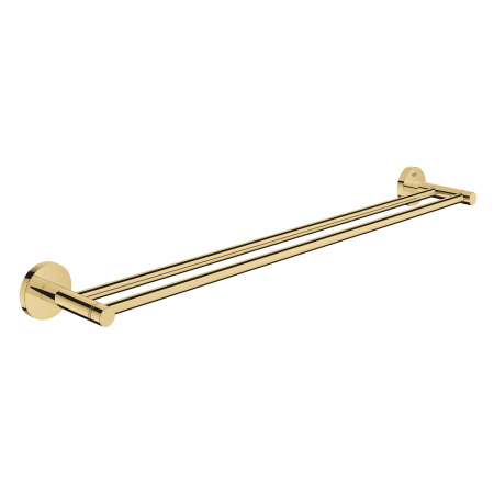 Cuiere si suport prosoape - Suport prosop baie dublu Grohe Essentials 60 cm auriu lucios Cool Sunrise