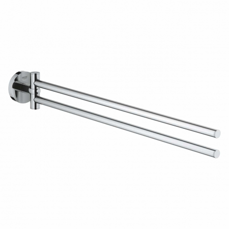 Cuiere si suport prosoape - Suport prosop baie dublu crom Grohe Essentials