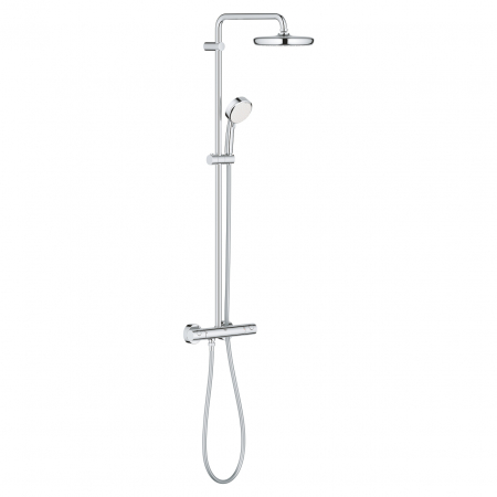 Coloane de dus - Coloana de dus crom cu baterie termostatata Grohe Tempesta Cosmopolitan 210