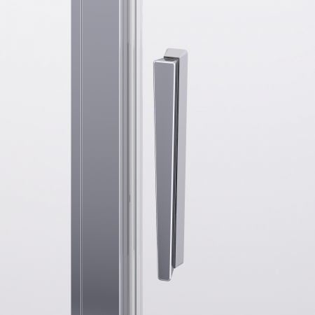 Cabina dus crom 100x100 cm, usa culisanta, grosime sticla 6 mm, tratament anticalcar, Ronal Divera [8]