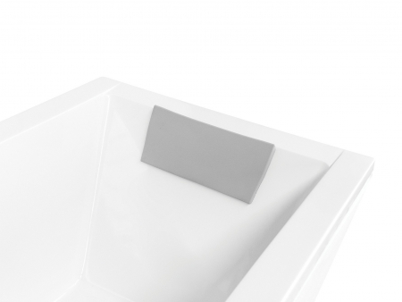 Tetiera cada baie, culoare gri, Besco Comfy [1]