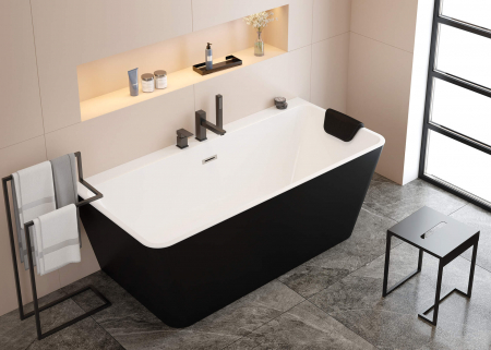 Tetiera cada baie culoare neagra Deante [2]