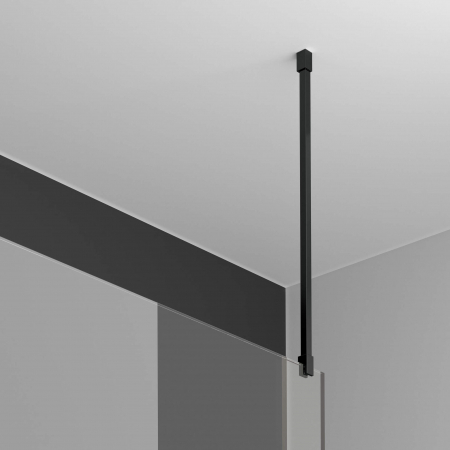 Tija de fixare in tavan, pentru cabina de dus, negru, 62 cm,  Deante Prizma [1]