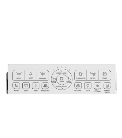 Toaleta inteligenta suspendata negru cu functie bideu,capac soft close inclus, incalzire colac Smart Foglia [15]