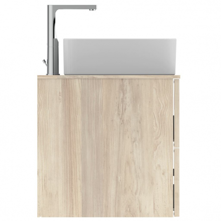 Dulap baie suspendat Ideal Standard Adapto pentru lavoar, 105 cm, maro deschis, blat cu decupaj [2]