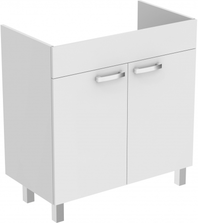 Mobilier pentru lavoar - Dulap baie cu picioare Ideal Standard Tempo pentru lavoar, 80 cm, alb lucios