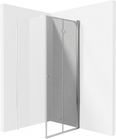 Usi, paravane si pereti dus - Usa cabina dus pliabila crom 80x200 cm Deante Kerria Plus