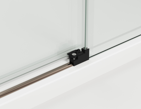 Usa culisanta de dus in nisa, 1600 mm, champagne metal, doua elemente, Ronal Oriana [4]