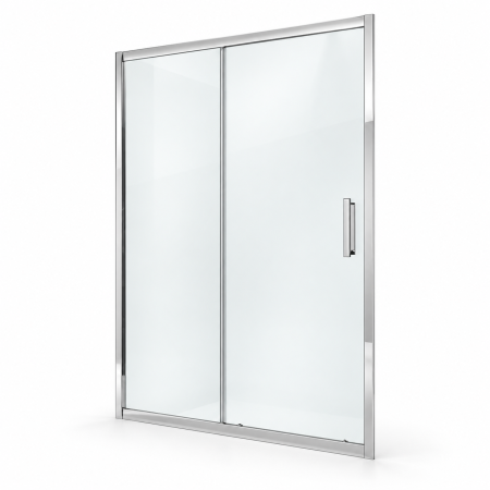 Usi, paravane si pereti dus - Usa culisanta dus sticla securizata formata din 2 elemente, 140x190 cm, Sanswiss Ocelia
