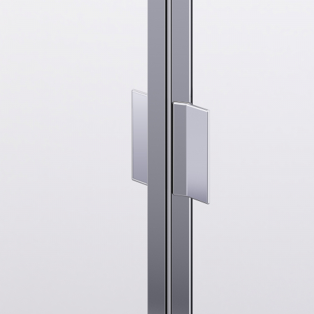 Uşă pliabilă dus in nisa din 2 piese, 100 cm, crom, Ronal Divera [2]