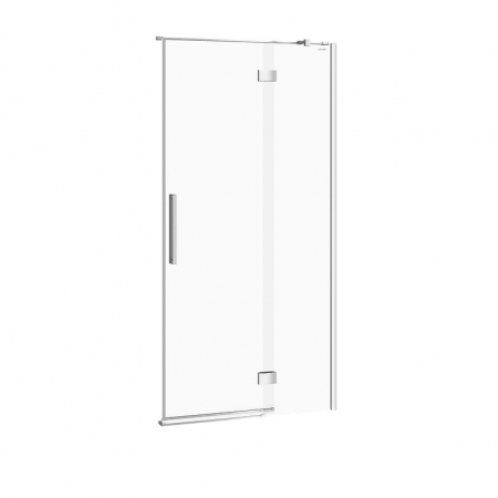 Usi, paravane si pereti dus - Usa sticla dus batanta 100x200 cm Cersanit Crea, profil crom, montare dreapta