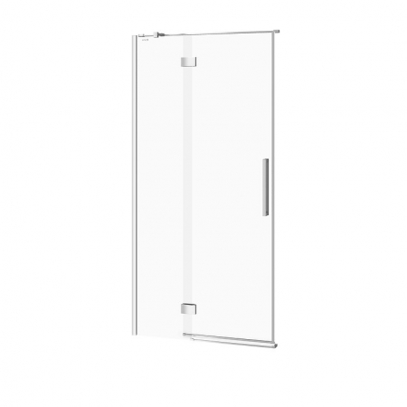 Usi, paravane si pereti dus - Usa sticla dus batanta 100x200 cm Cersanit Crea, profil crom, montare stanga