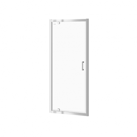 Usi, paravane si pereti dus - Usa sticla dus batanta 80x185 cm profil crom lucios Cersanit Basic