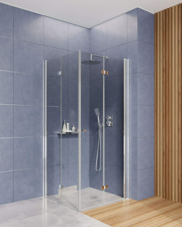 Usa sticla dus rabatabila 100 cm crom Deante Kerria plus [2]