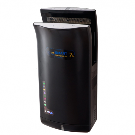 Uscatoare de maini - Uscator maini senzor Jet Drayer, filtru Hepa, 2000W uscare rapida aer cald rece, negru Mat