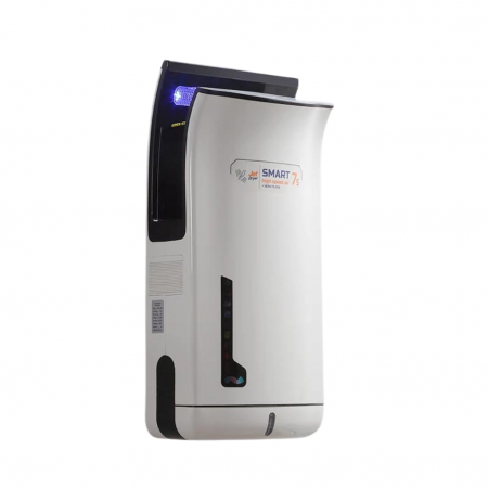 Uscatoare de maini - Uscator maini senzor Jet Drayer, filtru Hepa, 2000W uscare rapida aer cald rece, argintiu