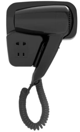 Baie - Uscator par profesional hotel 1200W, negru, TRENDY’S