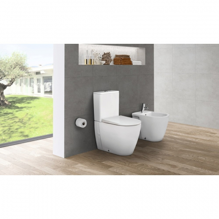 Vas wc stativ back to wall Gala Coral, alb [1]